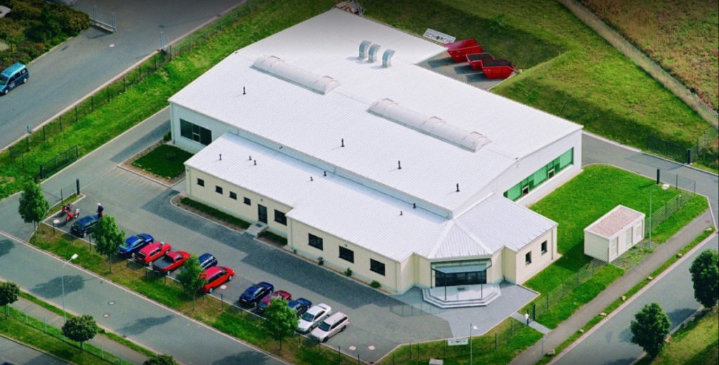 Luftaufnahme, Laserzentrum Schorcht